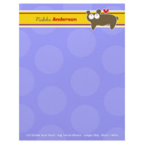 Cartoon Bear Fun Personal Custom Letterhead