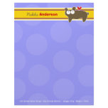 Cartoon Bear Fun Personal Custom Letterhead