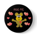 Cartoon Bear Hug Button by Derora Cartoon Bear Hug Button