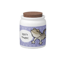 Cartoon Bearded Dragon / Rankin Dragon Candy Jar
