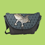 Cartoon Bearded Dragon / Rankin Dragon Courier Bag