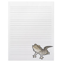 Cartoon Bearded Dragon / Rankin Dragon Letterhead Template