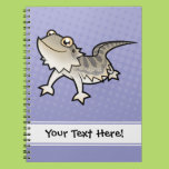 Cartoon Bearded Dragon / Rankin Dragon Spiral Notebook