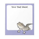 Cartoon Bearded Dragon / Rankin Dragon Memo Notepad