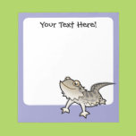Cartoon Bearded Dragon / Rankin Dragon Memo Notepad