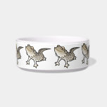 Cartoon Bearded Dragon / Rankin Dragon Cat Food Bowls