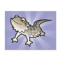 Cartoon Bearded Dragon / Rankin Dragon Post Card