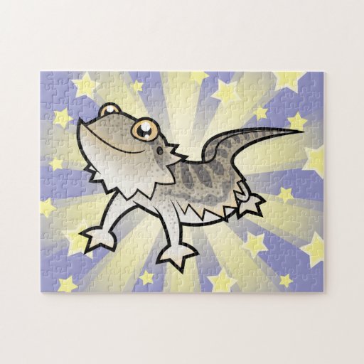 Cartoon Bearded Dragon / Rankin Dragon Jigsaw Puzzles