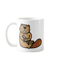 Cartoon Beaver for International Beaver Day Coffee Mug