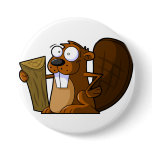 Cartoon Beaver Pin