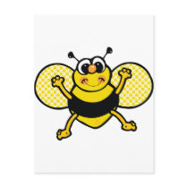 Cartoon Bee postcards