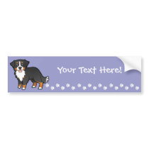 Cartoon Bernese Mountain Dog Bumper Stickers