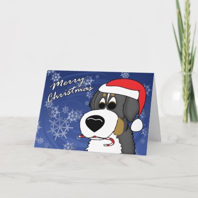 Santa Dog Cartoon