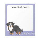 Cartoon Bernese Mountain Dog Notepads