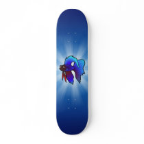 Cartoon Betta Fish / Siamese Fighting Fish Skate Decks