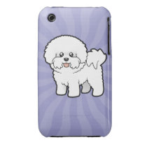 Cartoon Bichon Frise Iphone 3 Covers