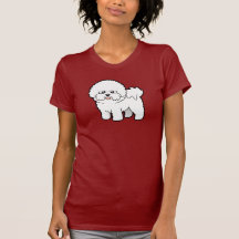 Cartoon Bichon Frise Tees