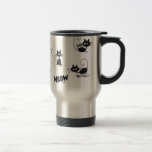 Cartoon Black Cat Coffee Mugs