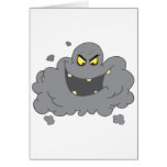 Cartoon Black Cloud Of Smog cards