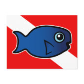 Blue Parrotfish Dive Flag 