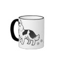 Cartoon Border Collie mug