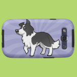 Cartoon Border Collie Samsung Galaxy S3 Cases