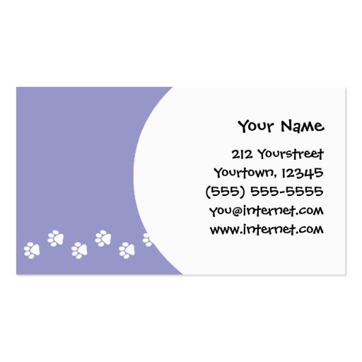 Cartoon Boston Terrier Business Cards (back side)