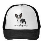 Cartoon Boston Terrier Mesh Hat