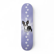 Cartoon Boston Terrier Skate Decks