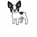 Cartoon Boston Terrier shirt