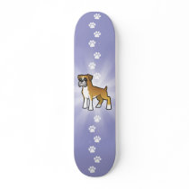 Cartoon Boxer Skate Board Deck