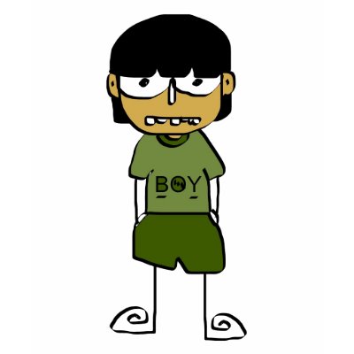 cartoon boy t-shirt by kiddee