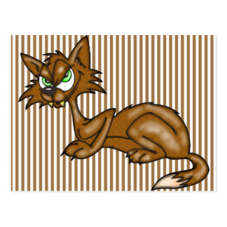 Cartoon Alley Cat Cards | Zazzle