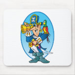 Cartoon Buccaneer Mouse Pad