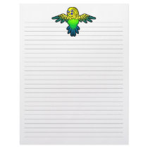Cartoon Budgie Letterhead