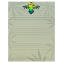 Cartoon Budgie Letterhead