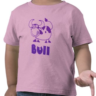 Cartoon Bull Shirt T | Cartoon Drawing Bull  Shirt