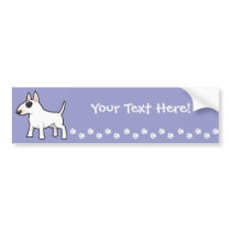 Cartoon Bull Terrier Bumper Stickers