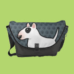 Cartoon Bull Terrier Courier Bag