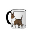 Cartoon Bull Terrier mug