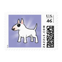 Cartoon Bull Terrier Stamps