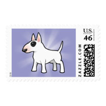 Cartoon Bull Terrier Stamps
