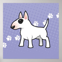 Cartoon Bull Terrier Posters