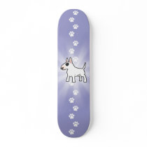 Cartoon Bull Terrier Skateboard