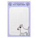 Cartoon Bull Terrier stationery