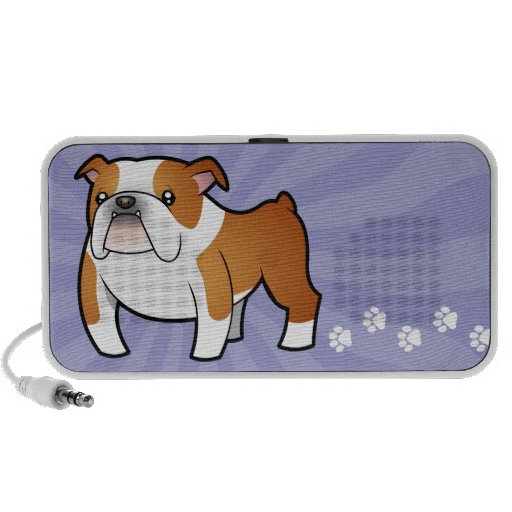 Cartoon Bulldog Mini Speakers