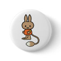 Cartoon Bunny buttons by animalworld Cartoon Bunny buttons