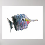 Cartoon Butterfly Fish Children's Wall Art Poster posters
