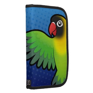 Cartoon Masked Lovebird Organizer Cartoon Masked Lovebird Customizable Organizer