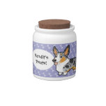 Cartoon Cardigan Welsh Corgi Candy Dish